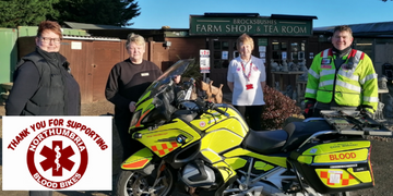 Fundraising Total for Northumbria Blood Bikes